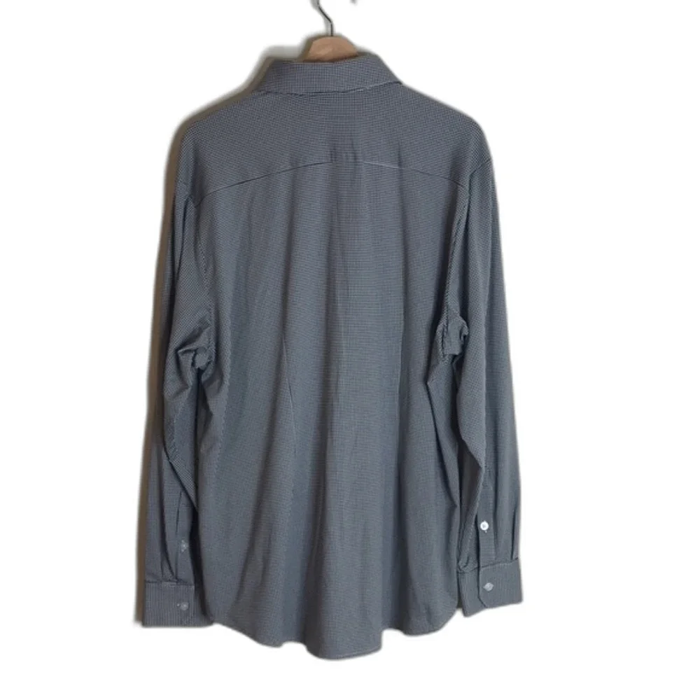 Mizzen+Main‎ Men's Leeward Trim Fit Long Sleeve Button Shirt Gray XL